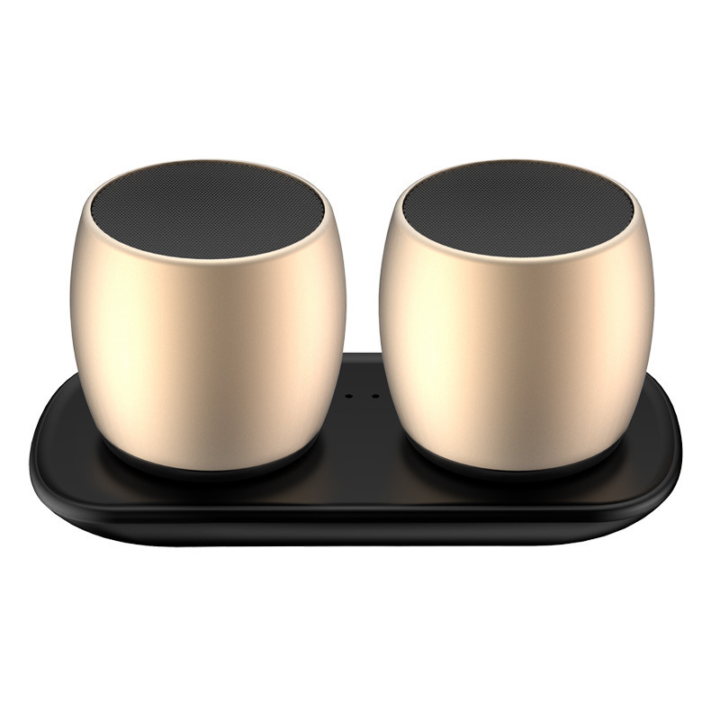 M1 Bluetooth Speaker Creative Custom Logo Wireless Metal Small Speaker TWS Lock and Load Spray Portable Card