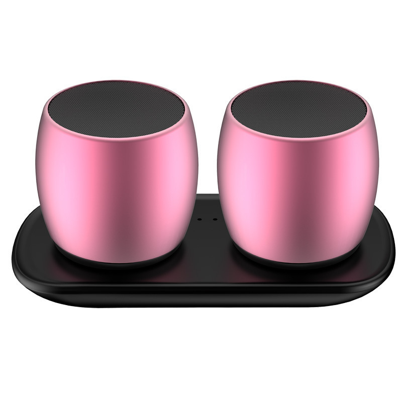 M1 Bluetooth Speaker Creative Custom Logo Wireless Metal Small Speaker TWS Lock and Load Spray Portable Card