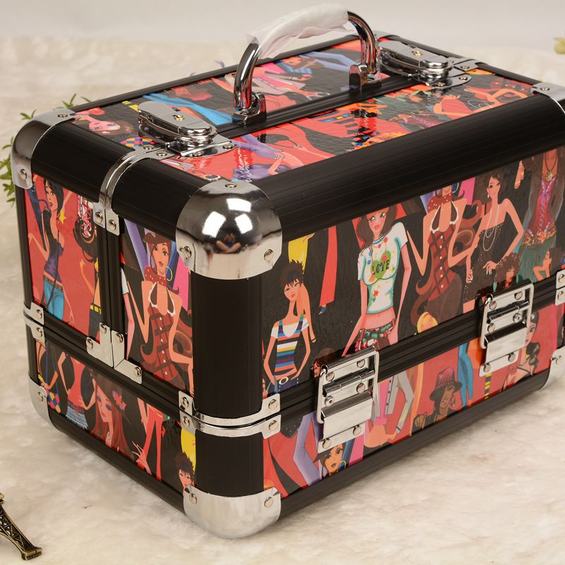 Guanyu Europe and the United States wind manufacturers customized cosmetics storage box aluminum box portable lock case