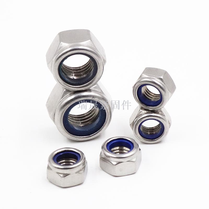 Locknut high strength self-locking nut stainless steel locknut anti-skid nut national standard locknut