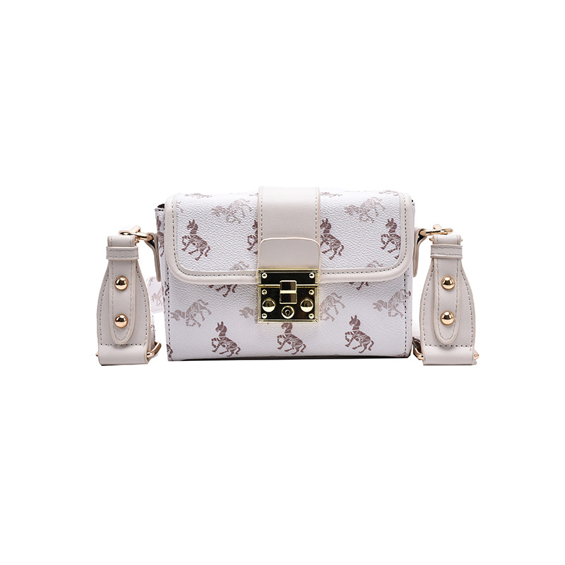 Beibei Shangpin 2020 Autumn New Korean Style Fashion Pony Montian Twist Lock Bag Shoulder Crossbody Women&#039;s Bag One Product Dropshipping