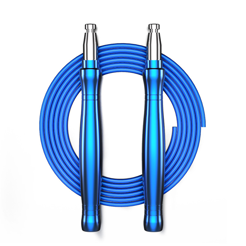 Self-Locking Steel Wire Jump Rope Adjustable Length Cross-Border Children Adult Physical Training Rope Senior High School Entrance Examination Students Rope Skipping with Bearings