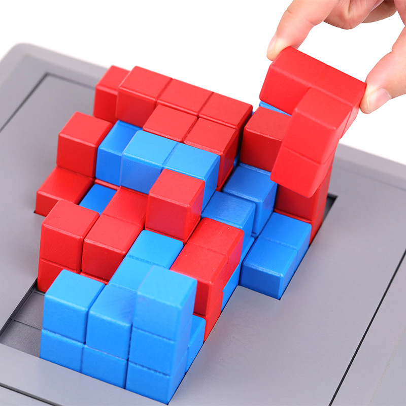 The Strongest Brain Burning Bar Lock Highland Early Education Intellectual Power Development Building Blocks Thinking Training Toys Program Same Style