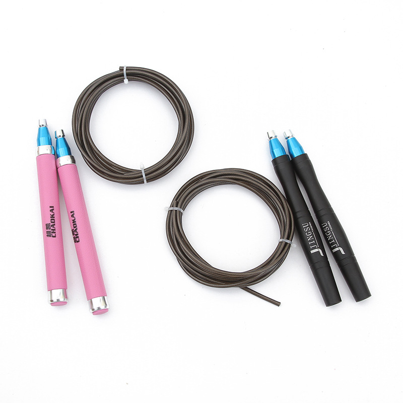 Factory Direct Sales Fitness Sporting Goods Student Adult Racing Skipping Rope Aluminum Handle Self-Locking Function Bearing Jump Rope