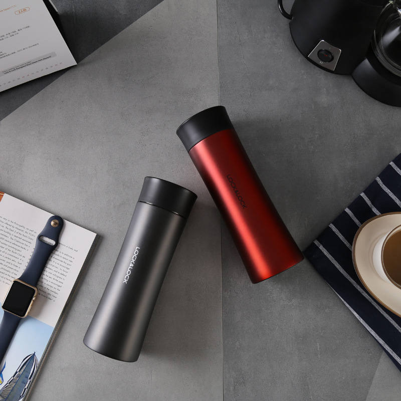 Lock Vacuum Cup 400M Men and Women Creative Business Printing Gift Tea Brewing Water Cup Lhc4028 Mark Cup