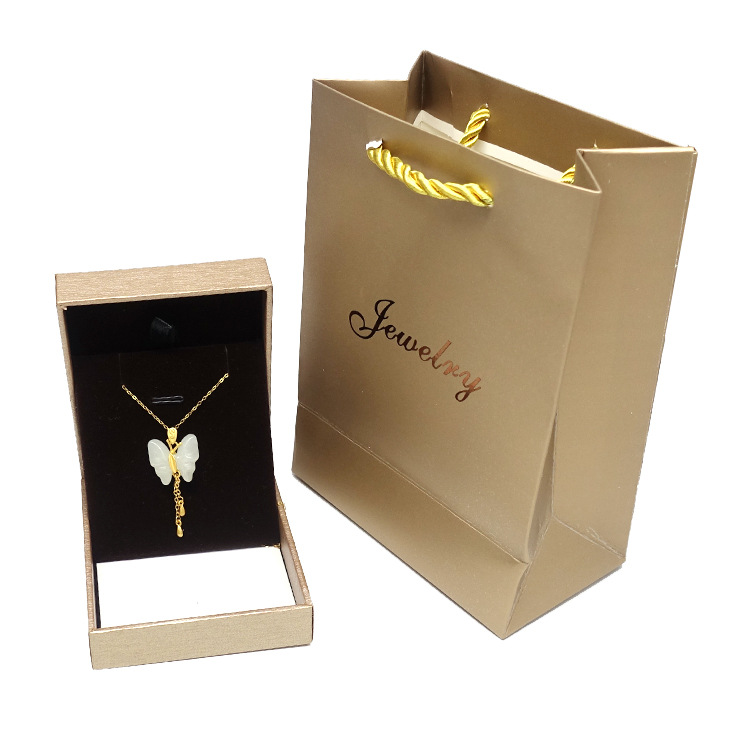 Ancient Gold S925 Sterling Silver Inlaid Hetian Jade Peace Buckle Charm Longevity Lock Pendant Gold Inlaid with Jade White Jade Pendant Wholesale