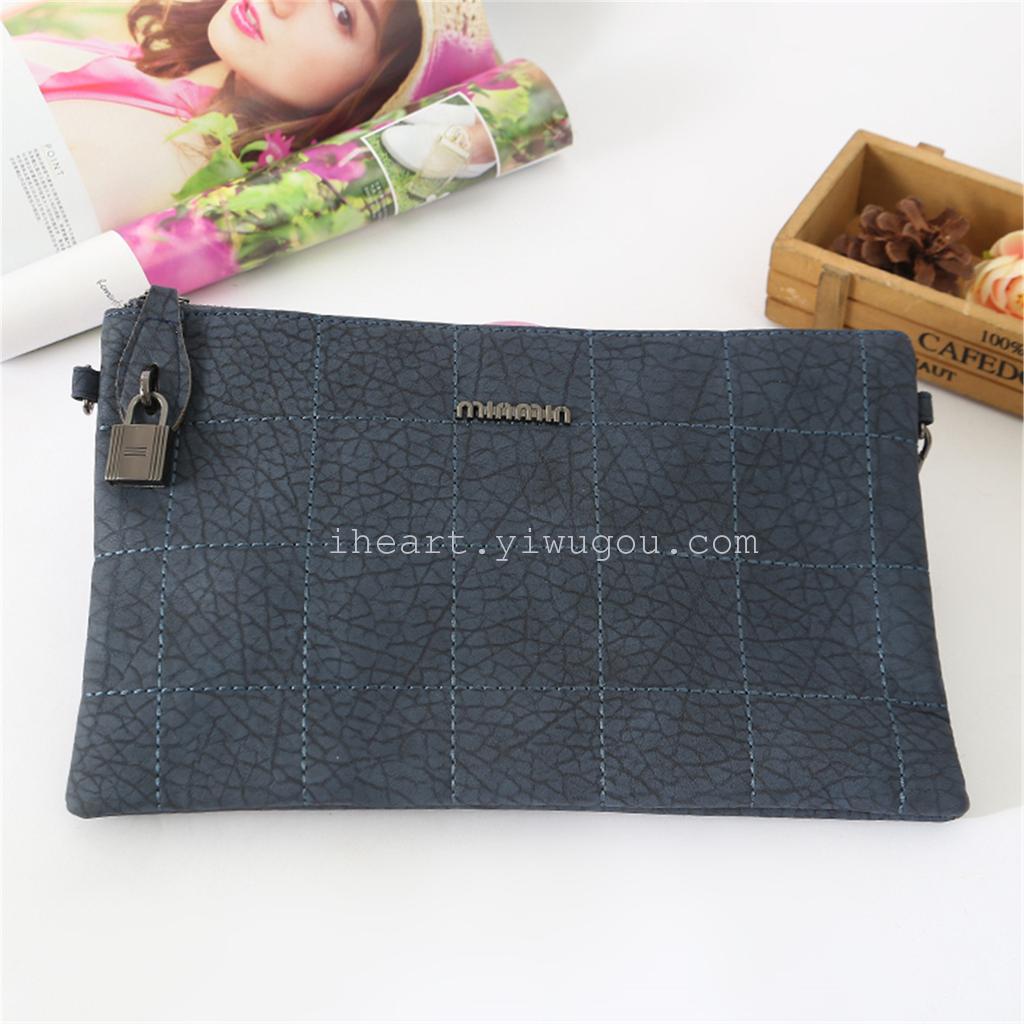 Universal checkered hand bag men and women 100 small lock satchel
