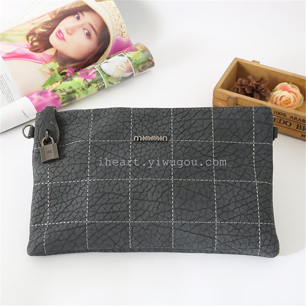 Universal checkered hand bag men and women 100 small lock satchel