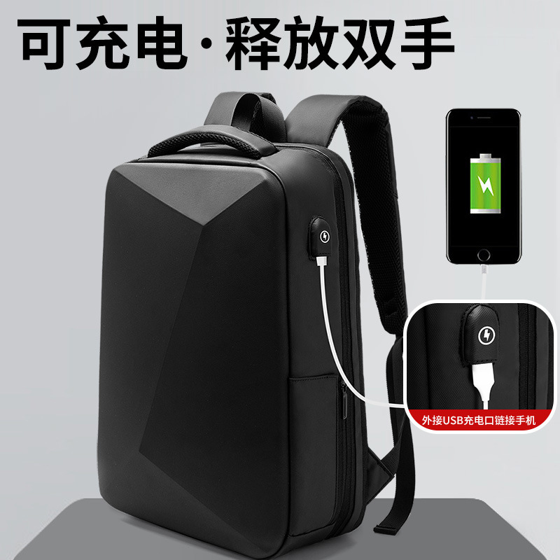 New Men&#039;s Backpack TSA Security Lock Backpack Business Travel Backpack Eva Hard Case Student Computer Backpack