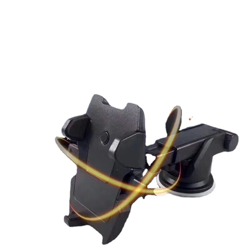 Car Mobile Phone Holder Car Silica Gel Sucker Navigation Bracket Clip Long Brush Holder Second Generation Transformer Automatic Lock