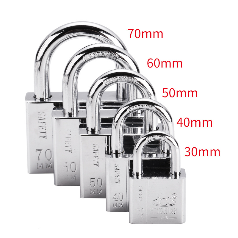 Padlock Open Lock Security Lock Waterproof Anti-Rust Universal Lock Gate Lock Small Small Lock Dormitory Cabinet Longevity Safe Lock
