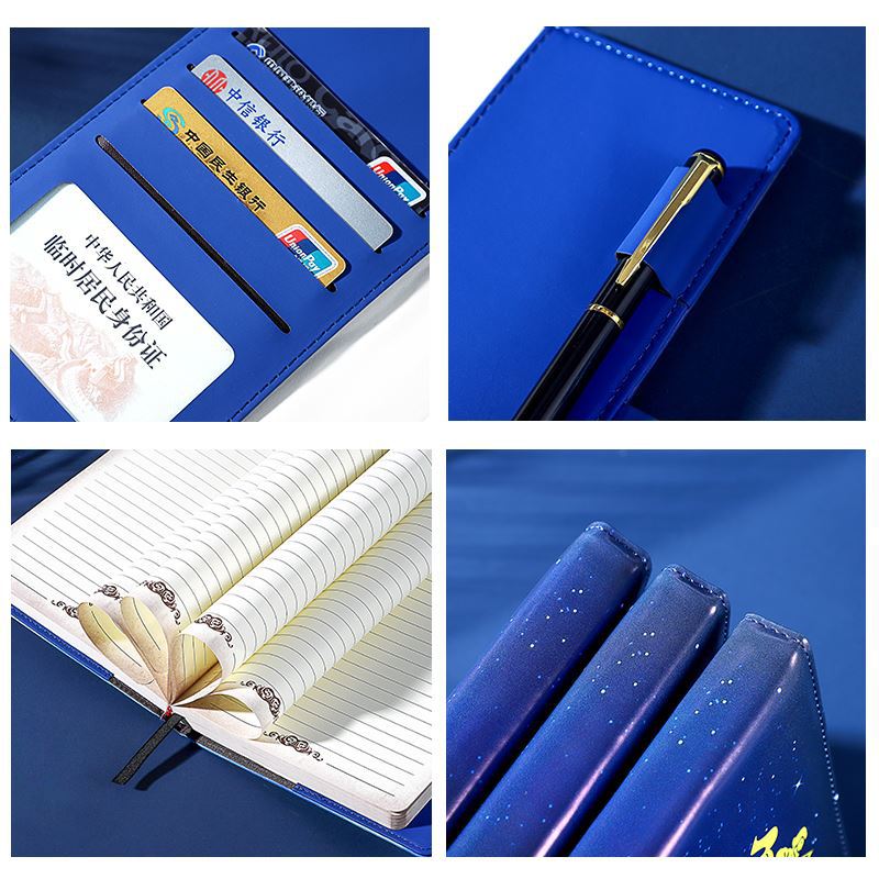 Twelve Constellation Password-Protected Noteboy Gift Set Starry Sky Password Diary with Lock Female Artistic Retro Young Girl Heart Secret