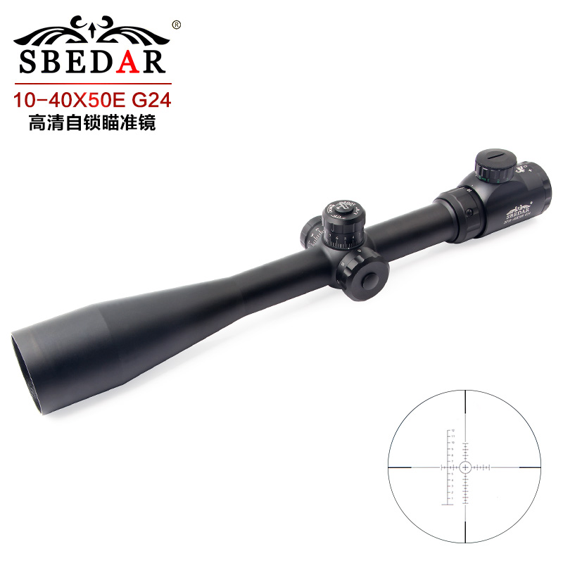 Sparta 10-40 x 50 high hd lock sight.