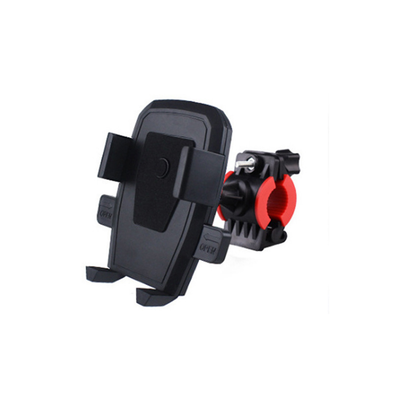 Automatic Lock Mobile Phone Holder Bicycle Car Phone Holder Air Outlet Suction Disc Universal Telescopic Rod Factory Direct Sales
