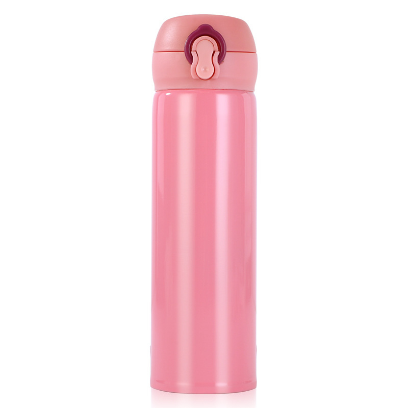 304 Stainless Steel Bullet Cup Simple Children&#039;s Thermos Mug Advertising Tumbler Gift Cup Car Lock Water Cup