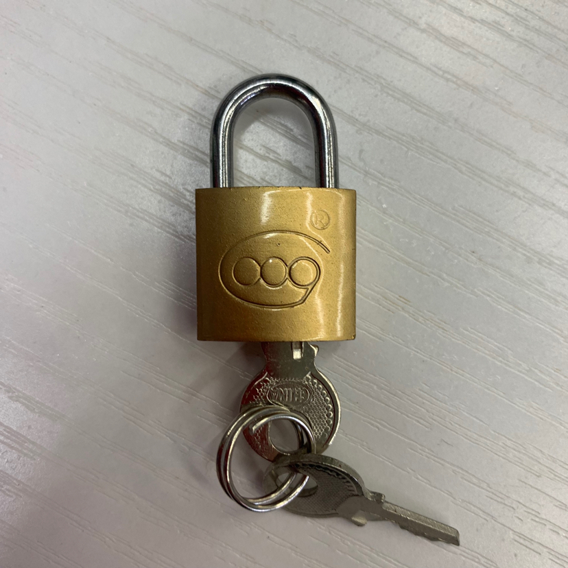 Padlock Padlock straight open Padlock anti-copper lock anti-rust paint lock