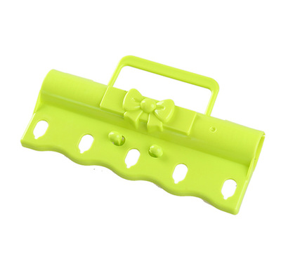 Five-hole clothes hanger windproof fastener plastic clothes hanger non-slip hook closet clothes hanging air rod lock