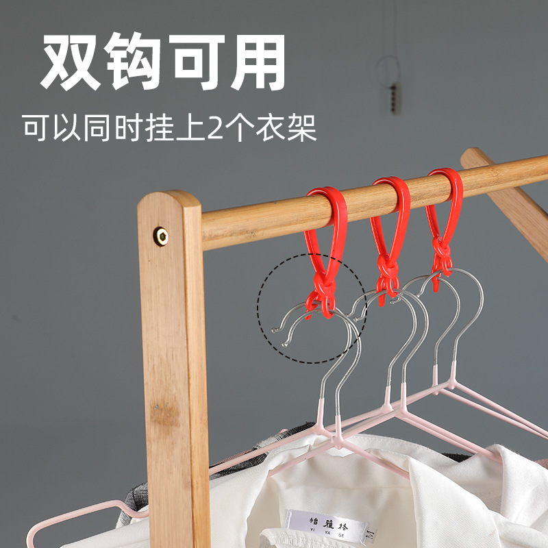 Clothes Drying Windproof Lock Plastic Windbreak Hook Hanger Fixed Lock Shackle Anti-Skid Buckle Air Clothes Windbreak Windproof Hook