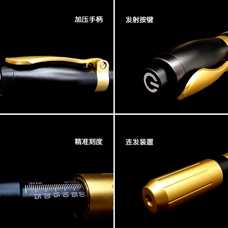 Continuous Hair Lock and Load Spray Nebulizer Needle-Free Atomization Anti-Aging Plastic Filling Black King Kong Beauty Instrument Cross-Border Custom OEM