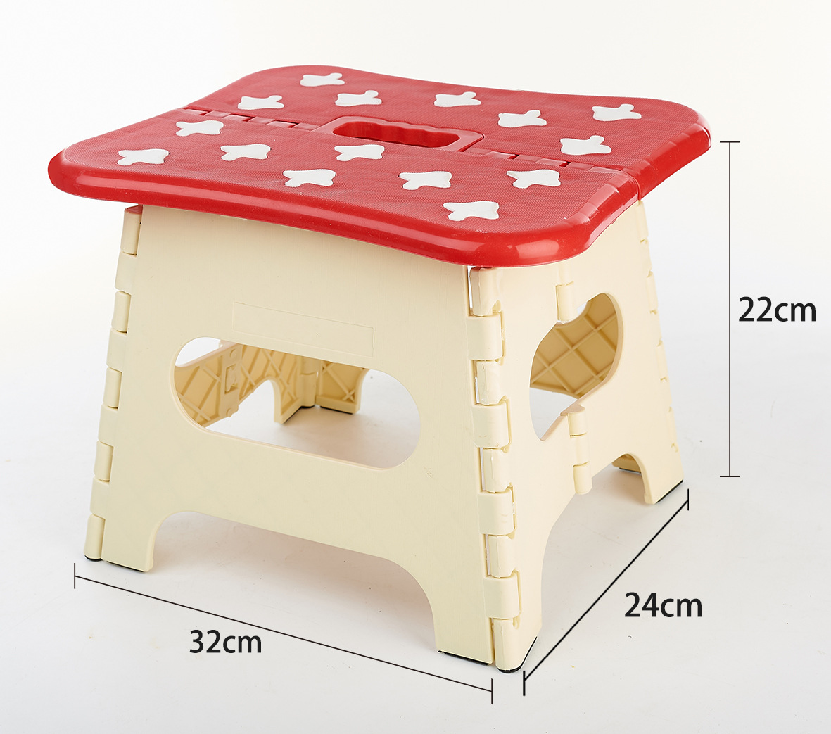 Large Mushroom Folding Stool Noodle Equipped with Utility Model Patent Safety Lock