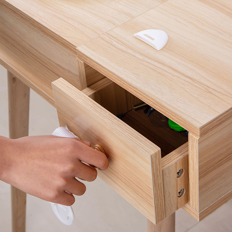 Cabinets Drawer Lock with Adhesive Easy Installation protect