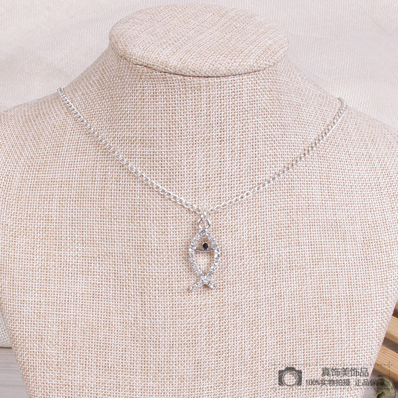 Net red tide wind lock ins silver design necklace simple joker sen department short clavicle chain