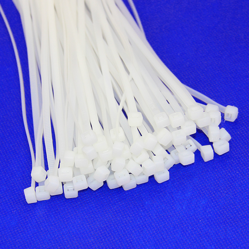 5*200 Xinguang Plastic Self-Locking Nylon Cable Tie White Binding Cable Strapping Tape Cable Tie 500 Pieces Per Pack Wholesale