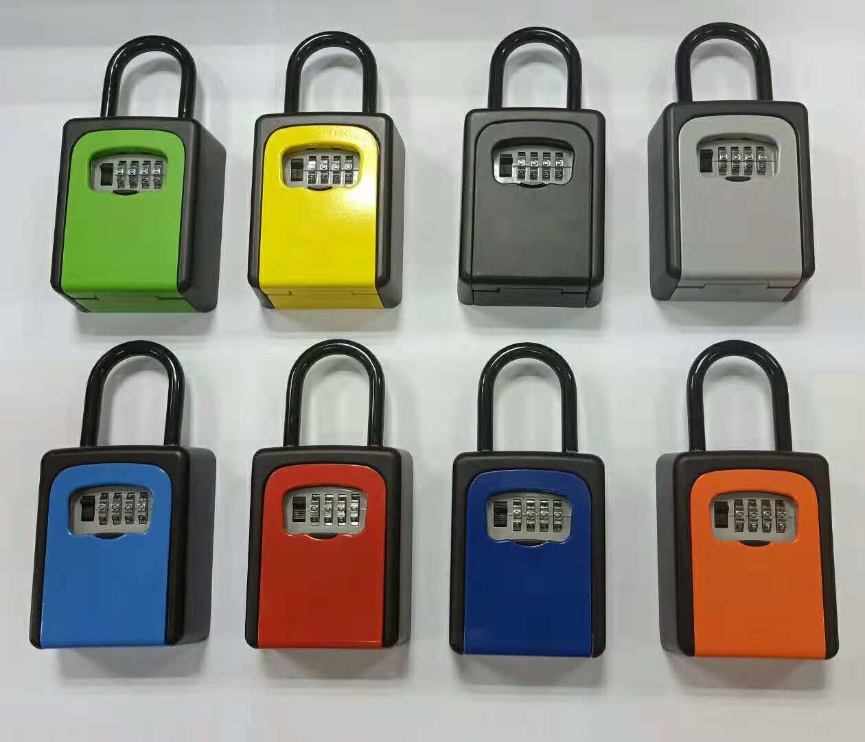 Factory Direct Sales Amazon Wall-Mounted Password Key Box 802 Spot Aluminum Alloy Belt Lock Hook Password Box