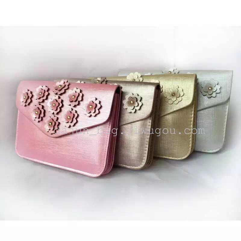 2016 summer new Korean lock bag of candy colored Apple Mobile Phone Bag Shoulder Bag