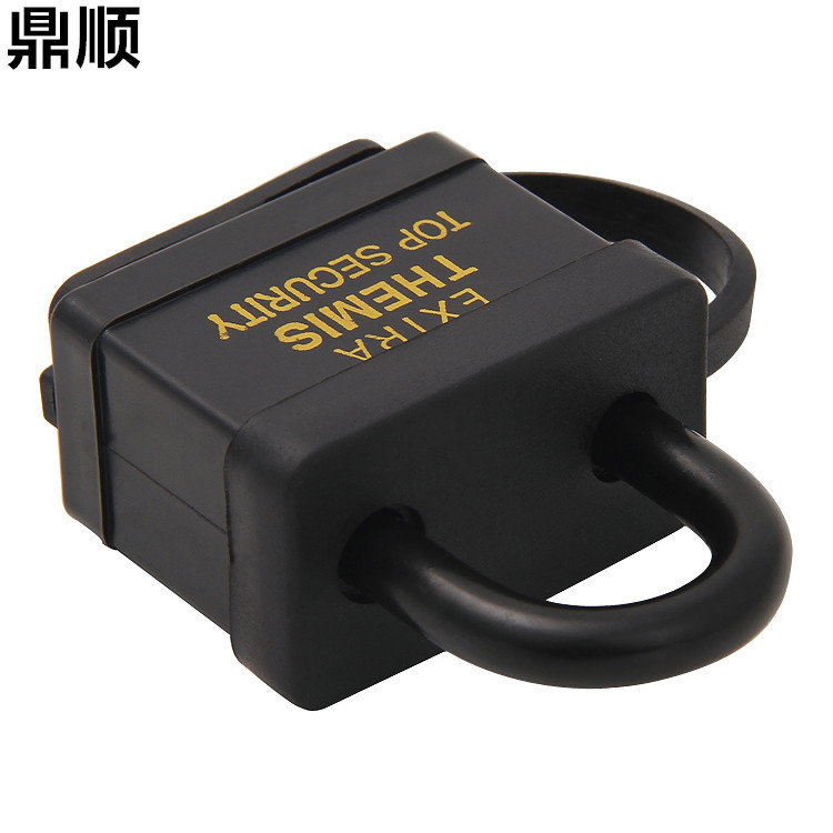 Manufacturer direct shot shell lock waterproof lock black paint the lock beam anti - theft anti - pry blade square padlock lock cabinet lock