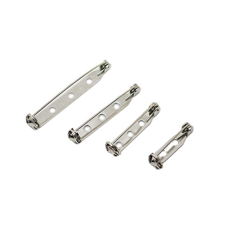 One-Word Rotating Head Safety Pin Metal Brooch with Lock DIY Handcraft Safety Pin