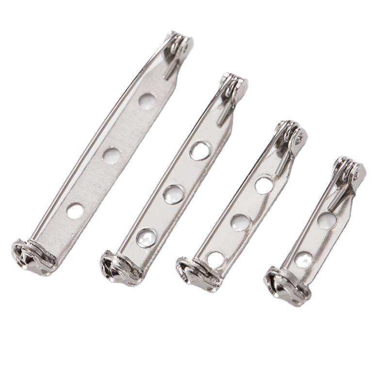 One-Word Rotating Head Safety Pin Metal Brooch with Lock DIY Handcraft Safety Pin