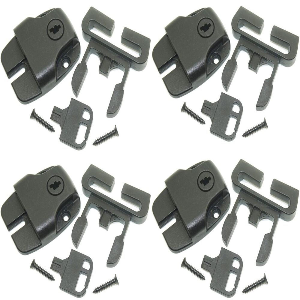 Safety Buckle with Lock Release Buckle Plastic Buckle Release Buckle New Garbage Strap Release Buckle with Key Chain