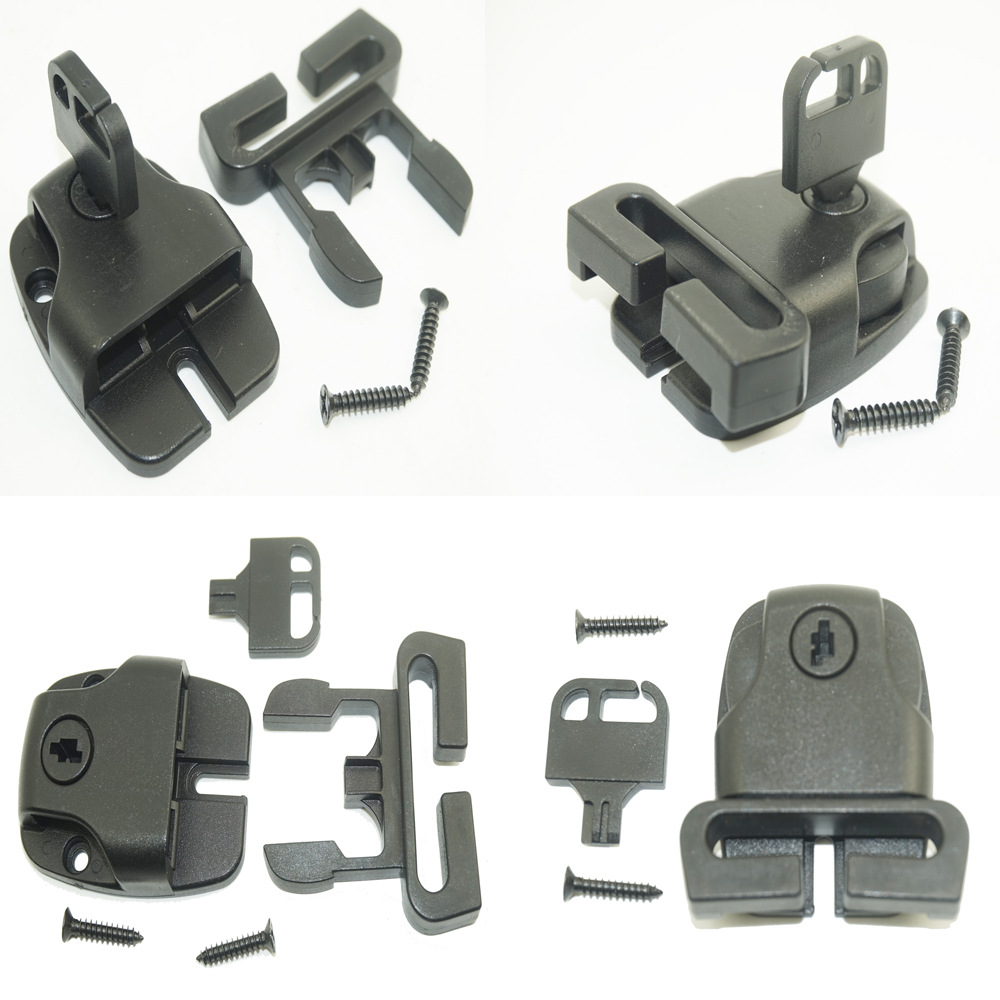 Safety Buckle with Lock Release Buckle Plastic Buckle Release Buckle New Garbage Strap Release Buckle with Key Chain