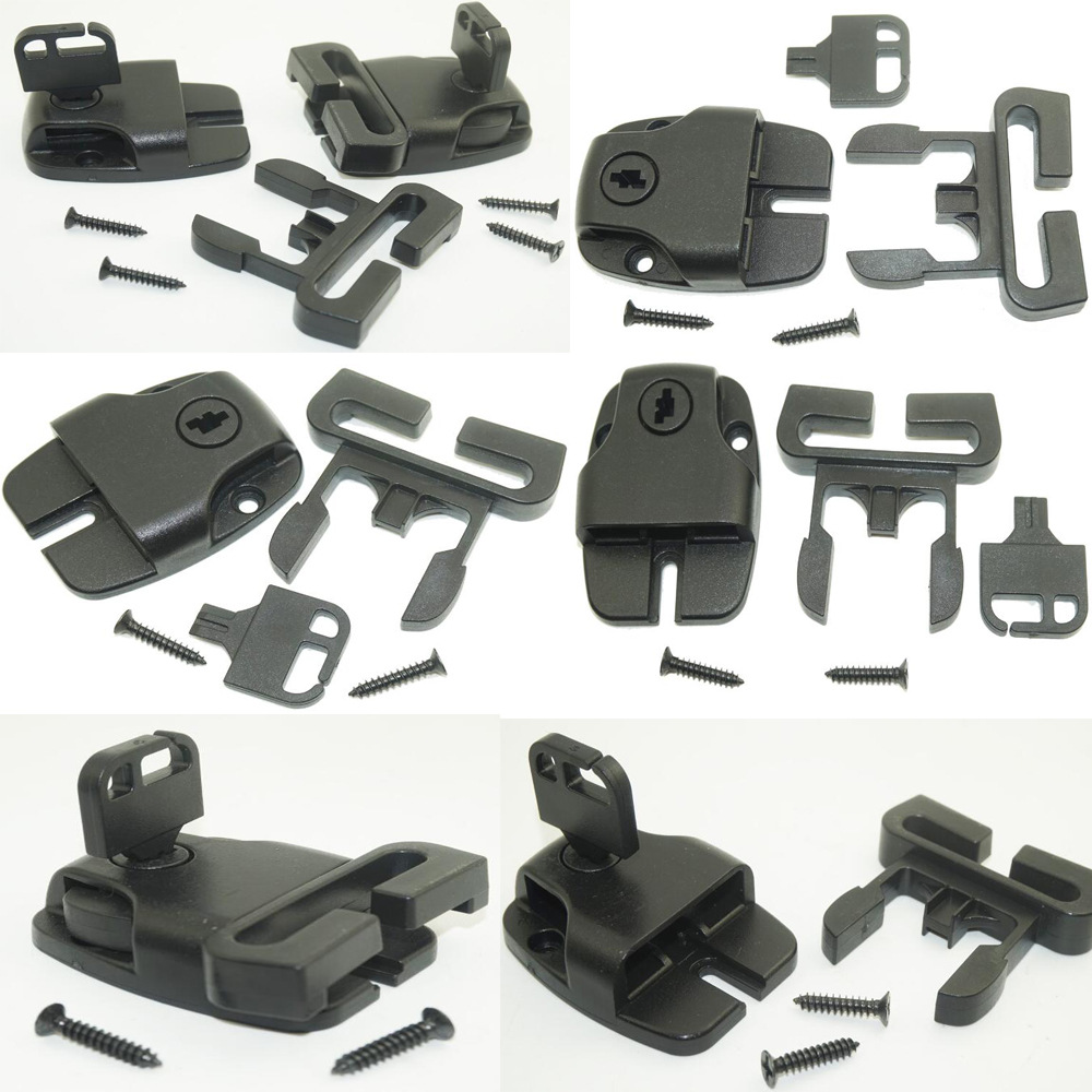 Safety Buckle with Lock Release Buckle Plastic Buckle Release Buckle New Garbage Strap Release Buckle with Key Chain