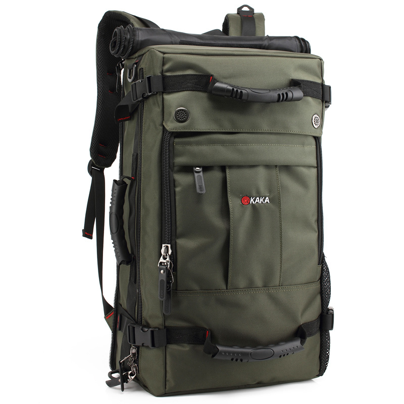 New LargeCapacity Backpack Men&#039;s Travel Bag Casual Backpack ThreePurpose Student Computer with Lock Waterproof Backpack