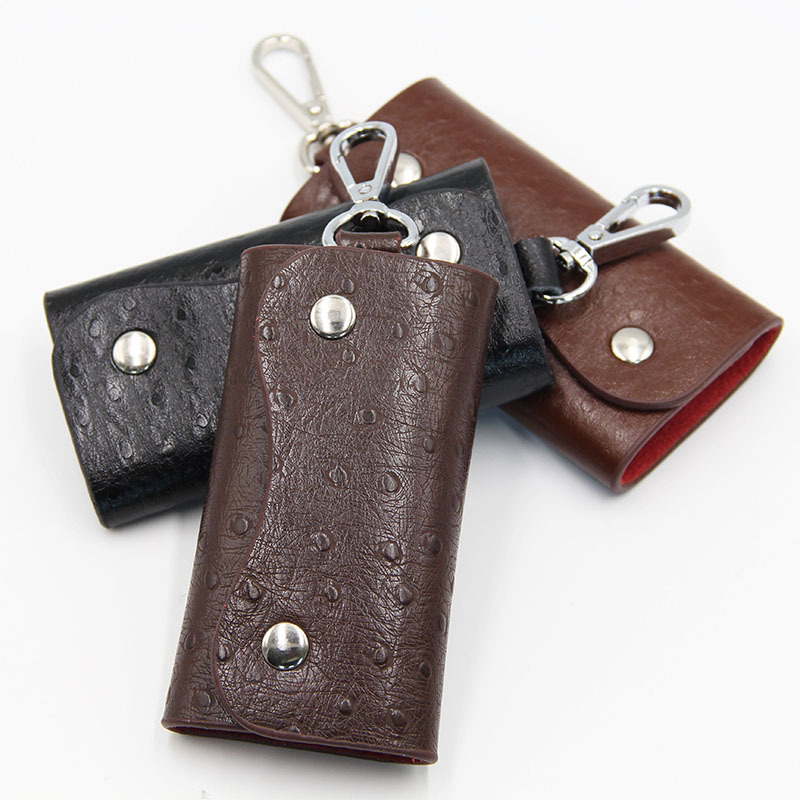 Wear-Resistant Creative Car Key Case Men&#039;s Home Car Remote Key Bag Multi-Functional Business Lock Hanging Key Cover