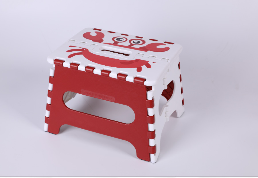 Medium Size 22cm Sitting Height Colorful Folding Stool Stool Surface Comes with Patent Safety Lock