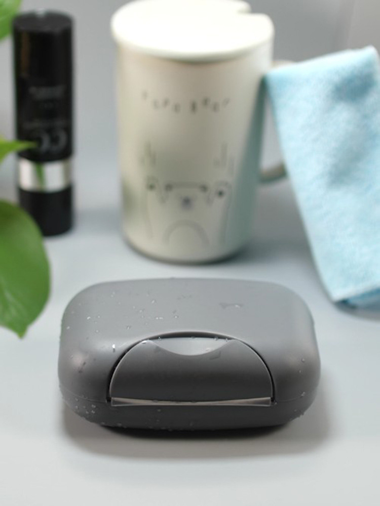 Fashion Creative Portable Travel Soap Holder Waterproof Seal Leak-Proof Soap Dish with Lid and Lock Personality Soap Box