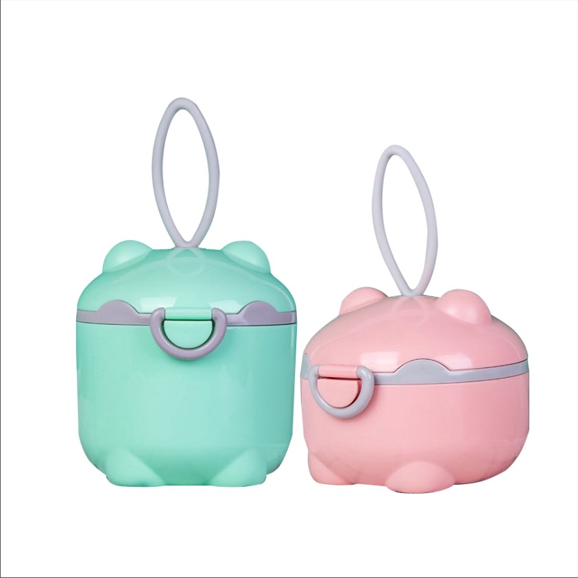 Baby Milk Powder Box Portable Outing Milk Powder Box Mini Milk Powder Packing Divider Box Milk Container Child Lock Factory Wholesale