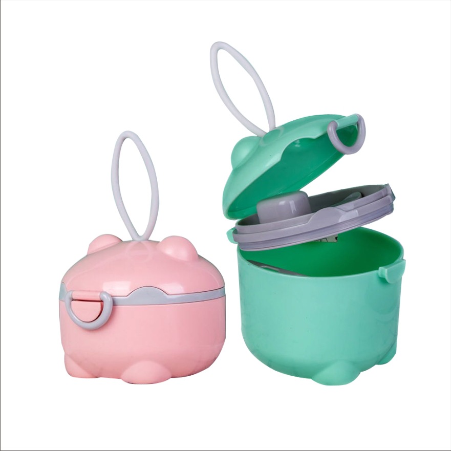 Baby Milk Powder Box Portable Outing Milk Powder Box Mini Milk Powder Packing Divider Box Milk Container Child Lock Factory Wholesale