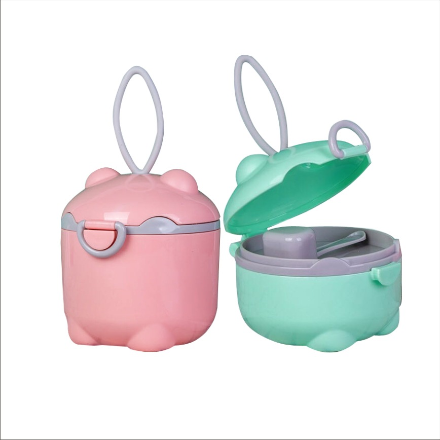 Baby Milk Powder Box Portable Outing Milk Powder Box Mini Milk Powder Packing Divider Box Milk Container Child Lock Factory Wholesale