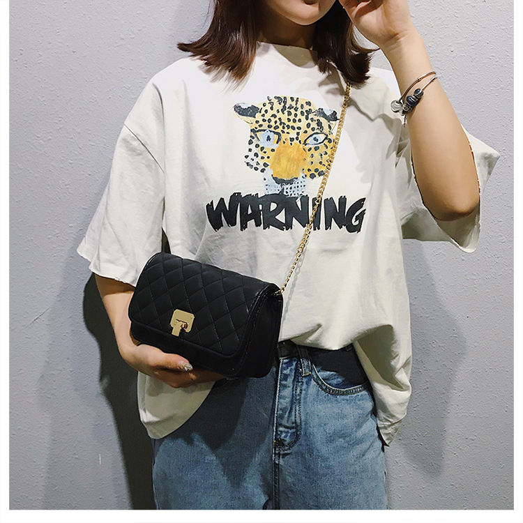 Women&#039;s Bag 2021 New Fashion Diamond Chanel&#039;s Style Shoulder Crossbody Bag Versatile High Quality Chain Bag Lock Small Square Bag