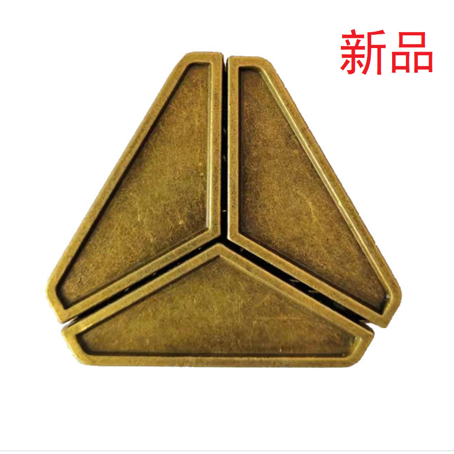 Siqi magic gold KAISIQI PUZZLE kong ming lock luban lock zinc alloy intelligence PUZZLE unlocking toy