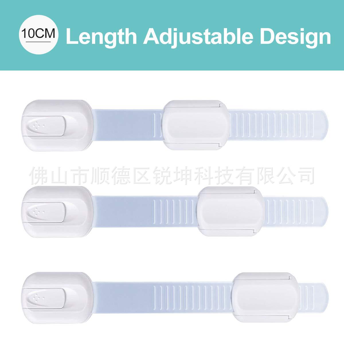 MultiFunctional Safety Lock PunchFree Lock Adjustable AntiClamp Hand Drawer Lock Children&#039;s Protective Safety Lock
