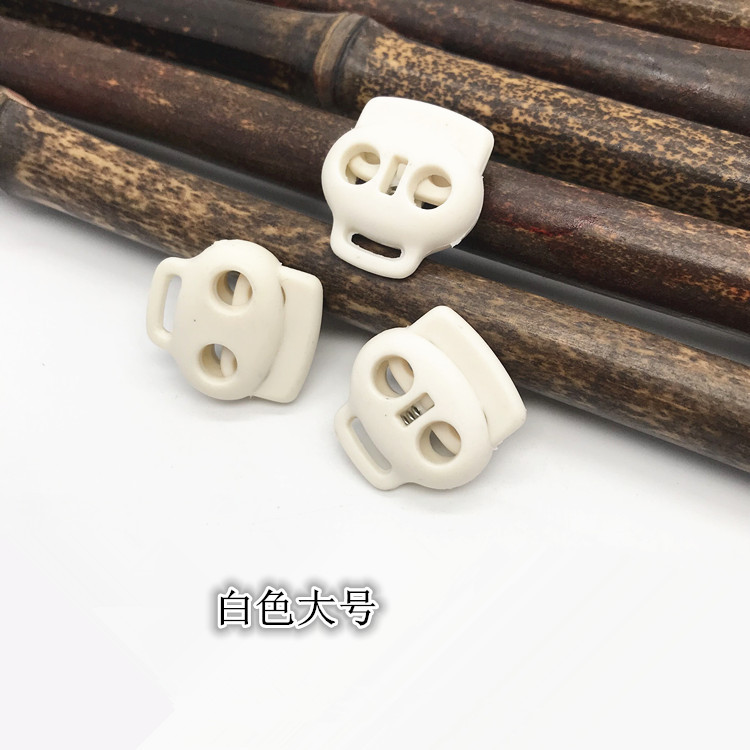 Button Bell Tighten Buckle Pig Nose Button Spring Fastener String Clip Lock Elastic Adjustable Buckle Fixed Rope Buckle String Clip Buckle