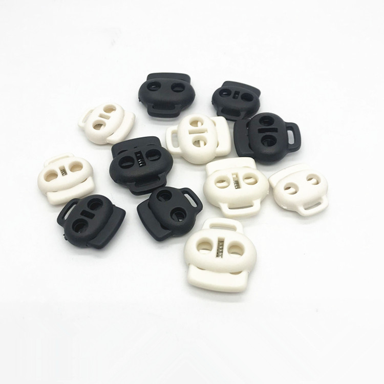 Button Bell Tighten Buckle Pig Nose Button Spring Fastener String Clip Lock Elastic Adjustable Buckle Fixed Rope Buckle String Clip Buckle