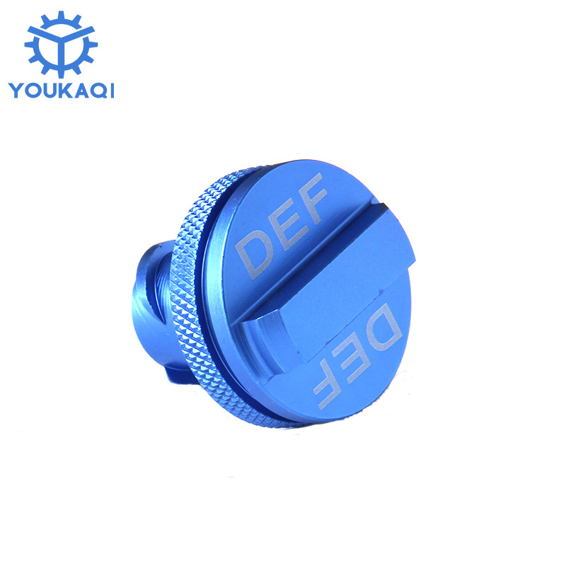 Exclusive for Car Modification Fittings 1317 Dodge Ram Diesel Cap Def Fuel Tank Cap Aluminum Alloy Oil Filter Cap