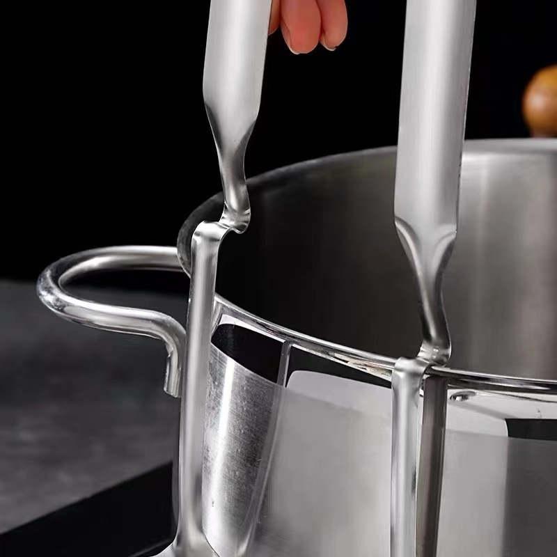 Stainless Steel Wall Hanging Grease Strainer Soup Ladle Perforated Ladle Thickened Hot Pot Ladle Oil Filter Oil Soup Separation Spoon Kitchen Tools Suit