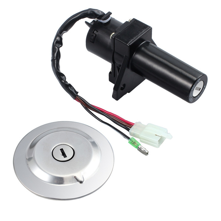 Accessories Accessories Applicable Tianjian Yamaha YBR Set Lock Electric Door Lock Fuel Tank Cover Lock Kit Assembly